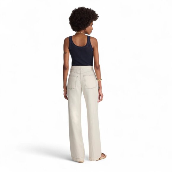 Madewell Superwide-Leg Utility Jeans in Vintage Canvas Size 28 - Picture 3 of 13